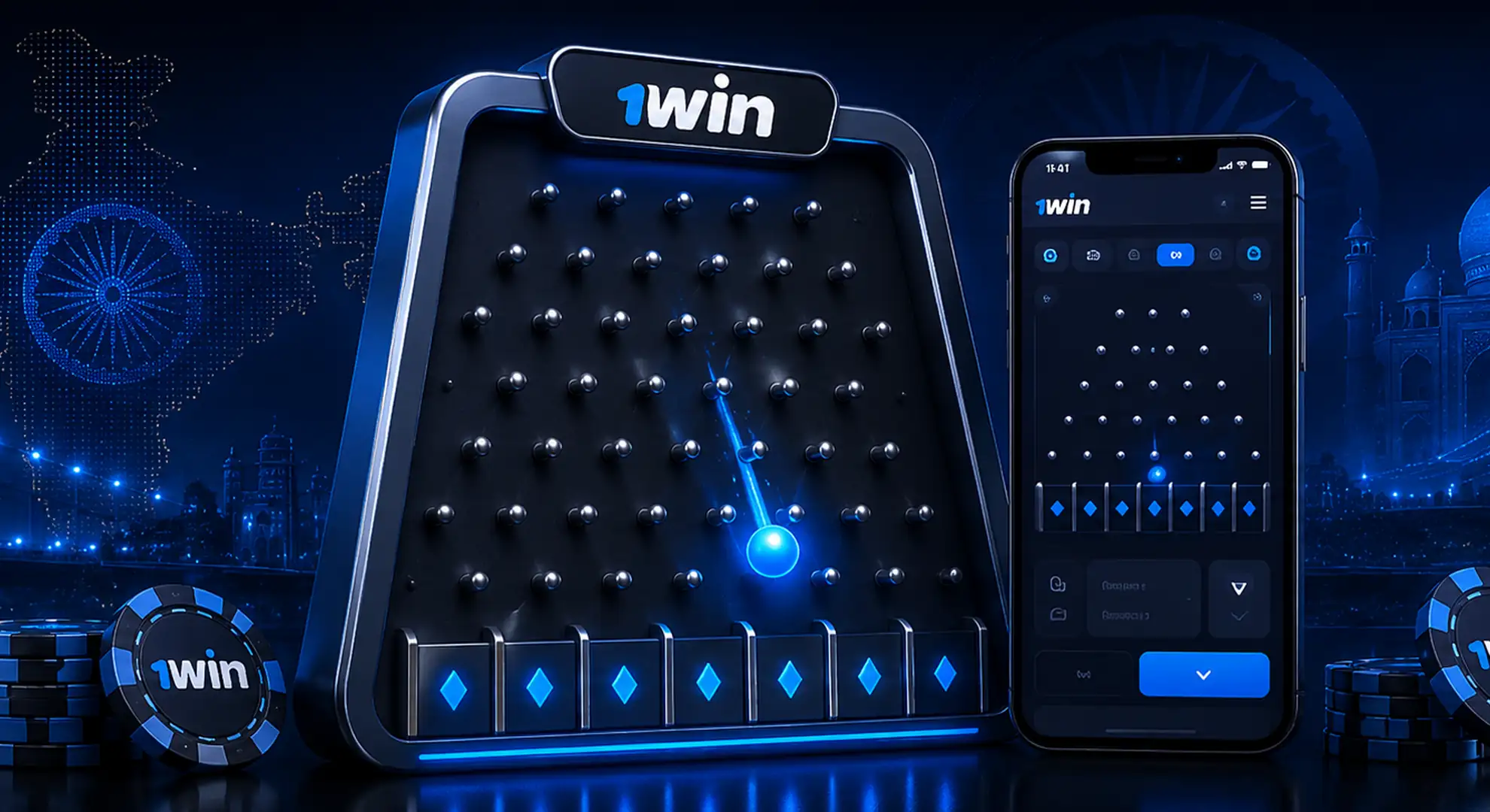 1win Plinko India game review and demo guide