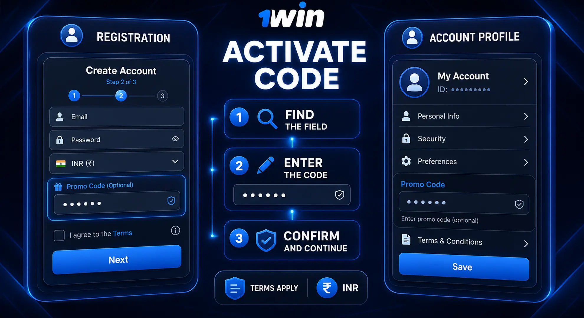 1win promo code not working reasons and terms checklist in India