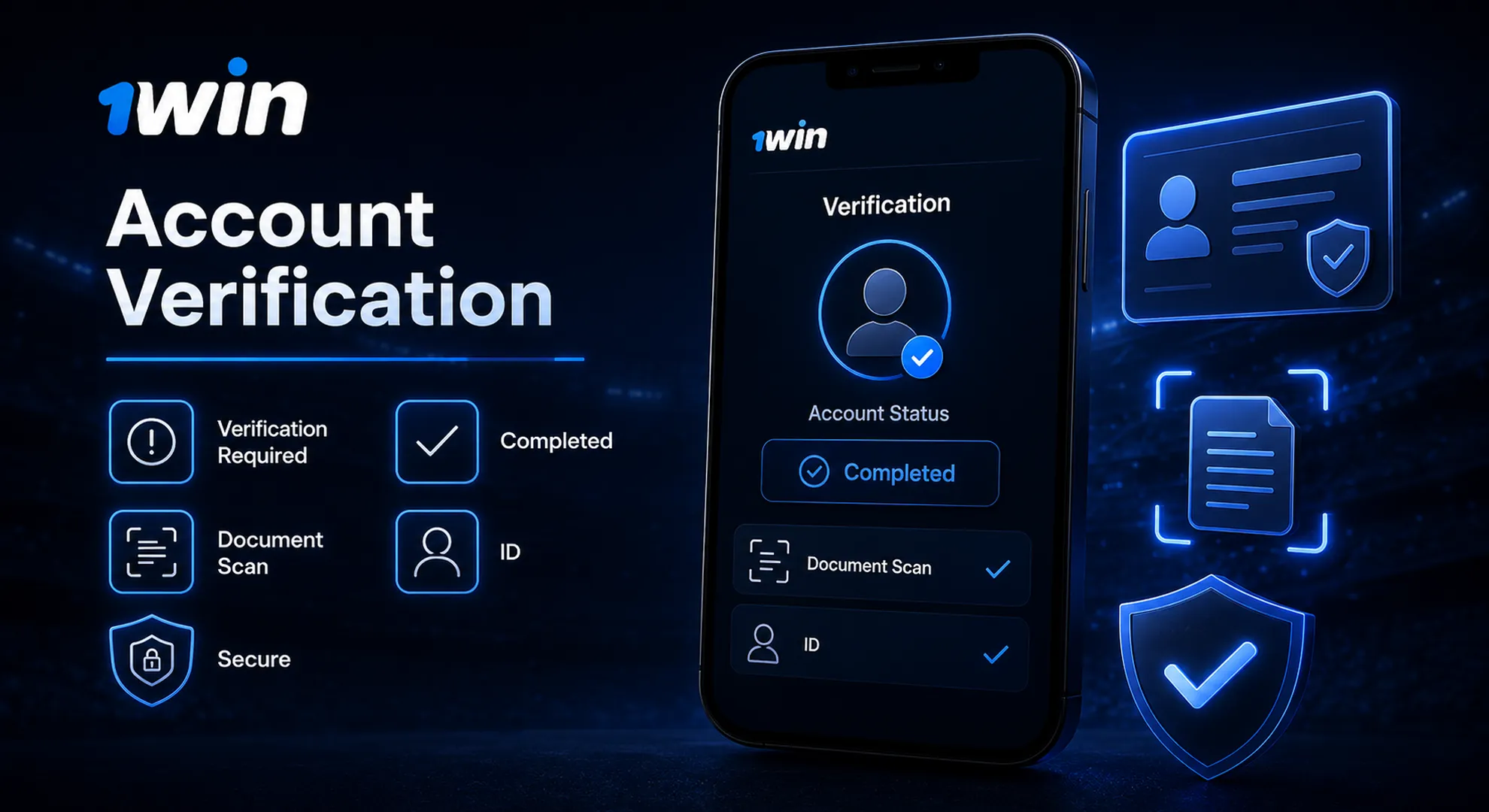 1win account verification and KYC process for Indian users